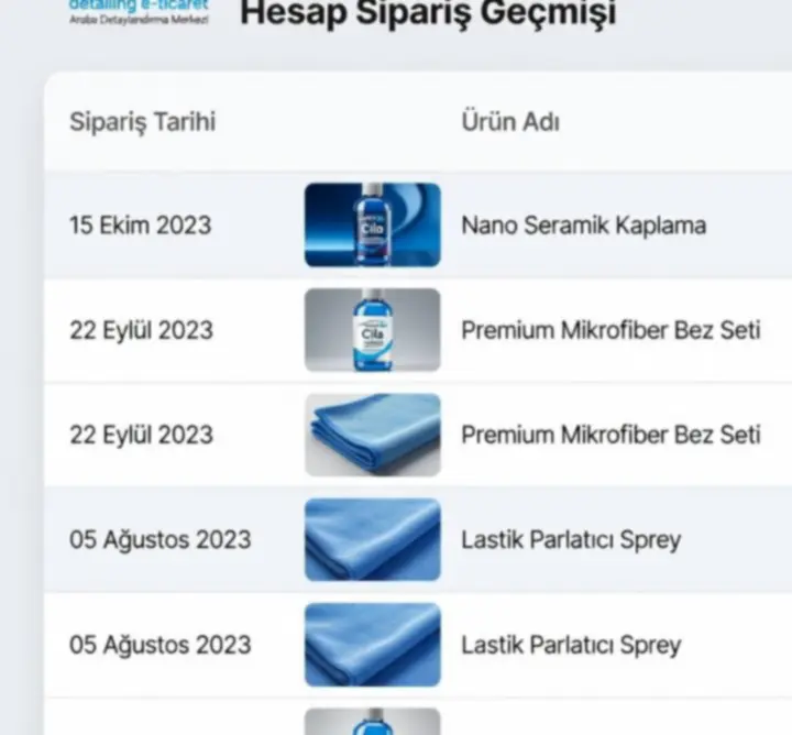 Zenvvira Shop sipariş geçmişi ve kargo takibi görseli