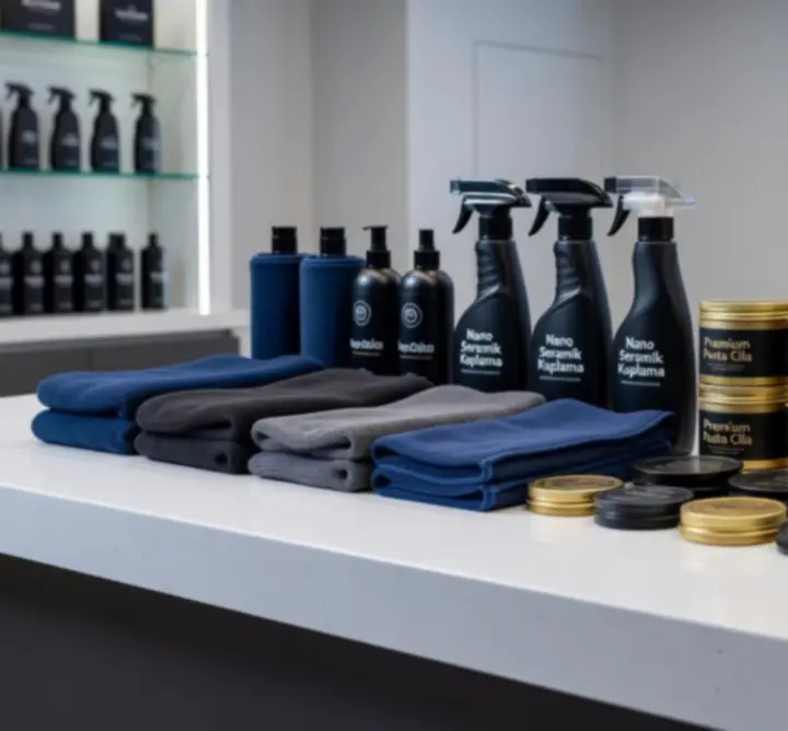 Araç bakım ve detaylandırma ürünlerinden oluşan Zenvvira Shop bundle görseli